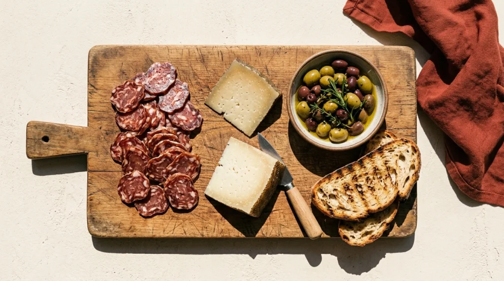 Aïoli et planche de tapas