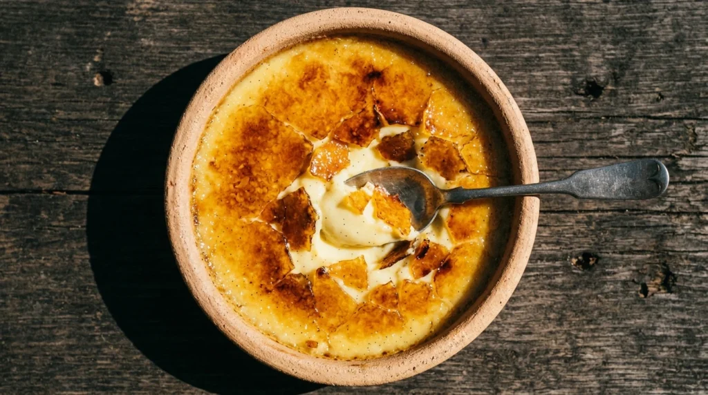 Crème catalane à la croûte caramélisée