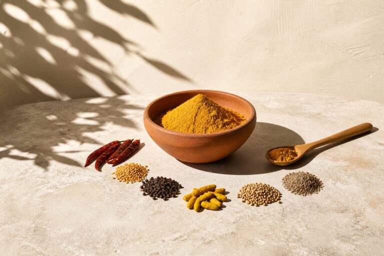 Curry : ce qu&rsquo;il contient vraiment et comment le doser