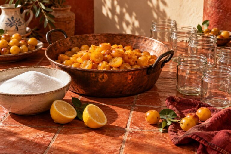 Confiture de mirabelles : proportions de sucre et cuisson