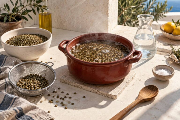 Cuisson lentilles : temps, eau et pourquoi saler à la fin