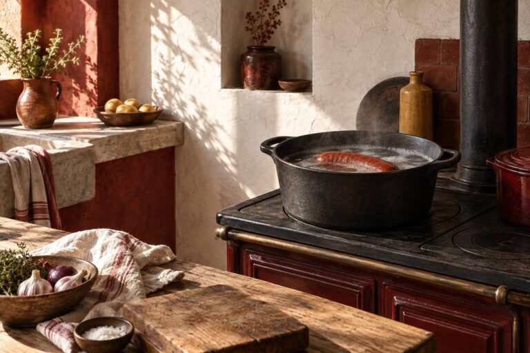 Cuisson saucisse de Morteau : 40 minutes sans jamais bouillir