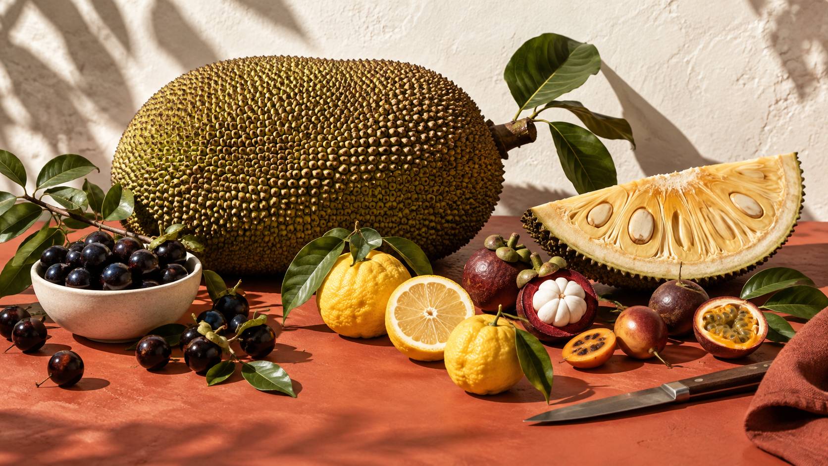 Illustration éditoriale du sujet : Fruits en J : la liste complète avec saison et origine