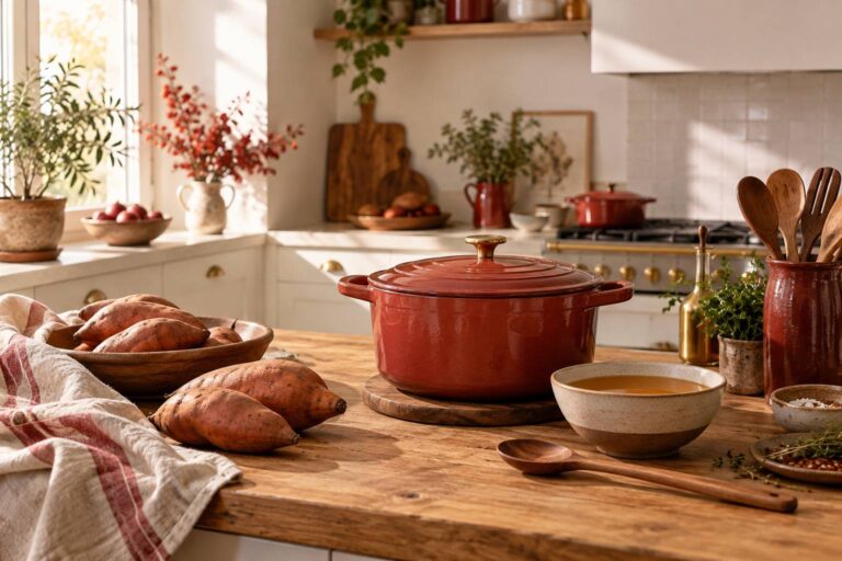 Soupe de patate douce : la recette et les assaisonnements