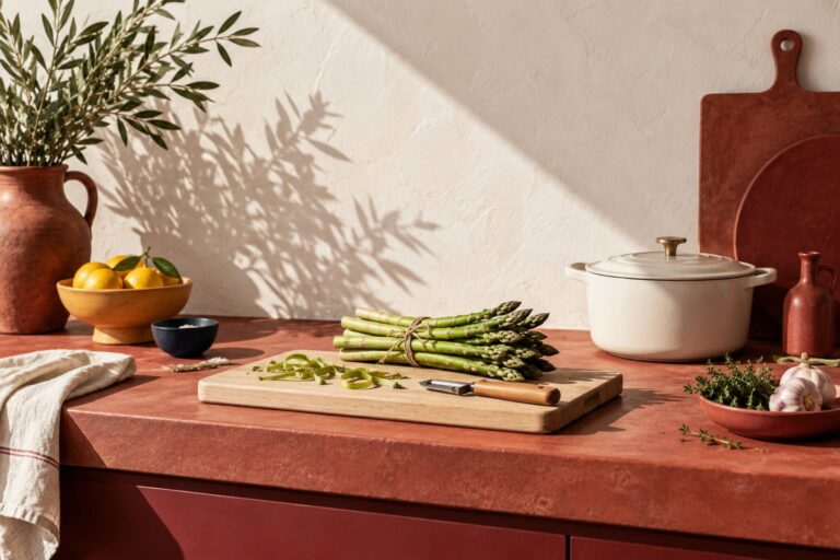 Asperge verte : cuisson à l&rsquo;eau, vapeur, poêle et four