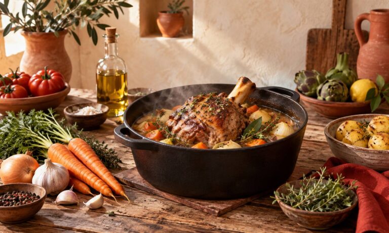 Cuisson jarret de porc : temps long, à l&rsquo;eau ou au four