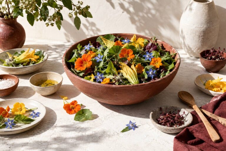 Fleurs comestibles : liste, saison et usages en cuisine