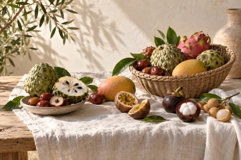 Fruits en Z : la liste complète avec saison et origine